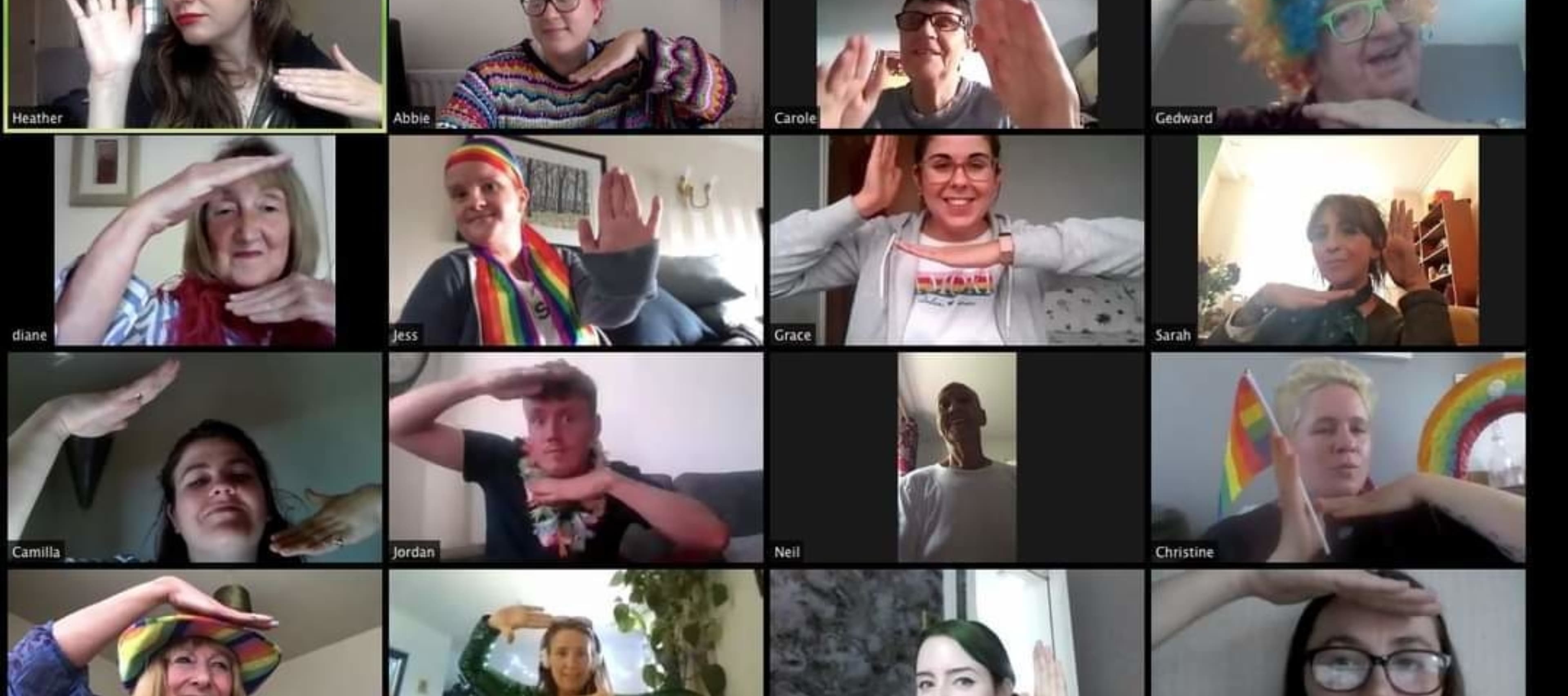 Grace at a social club