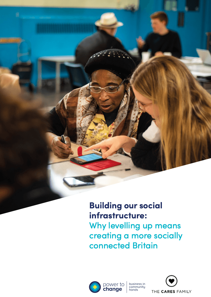 Building our social infrastructure report front cover