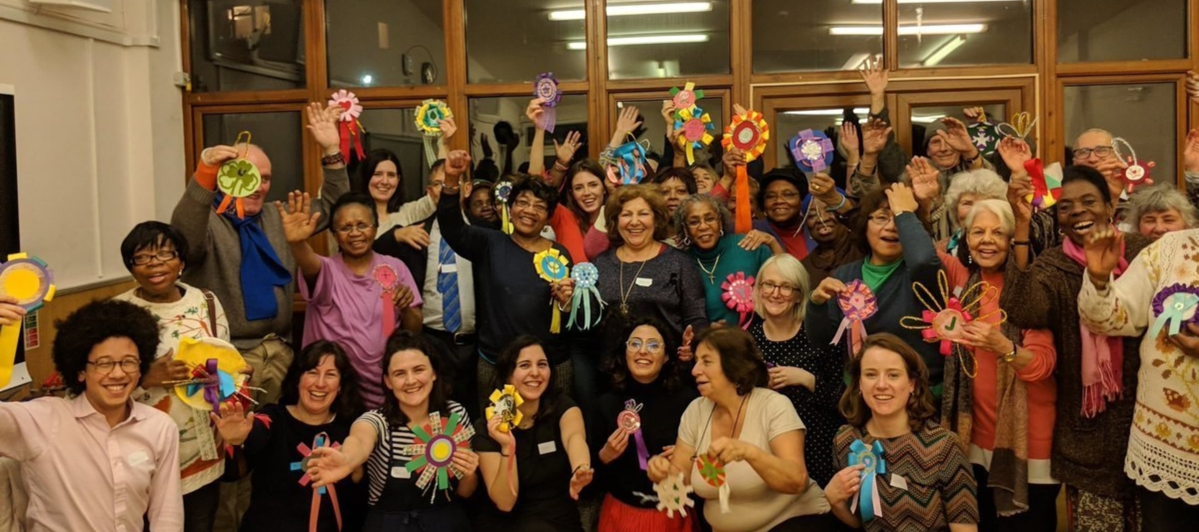 Group photo after a workshop